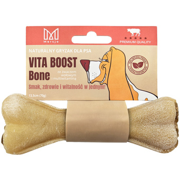 MERSJO kość do żucia dla psa ze żwaczem i multiwitaminą 13,5cm - witalność