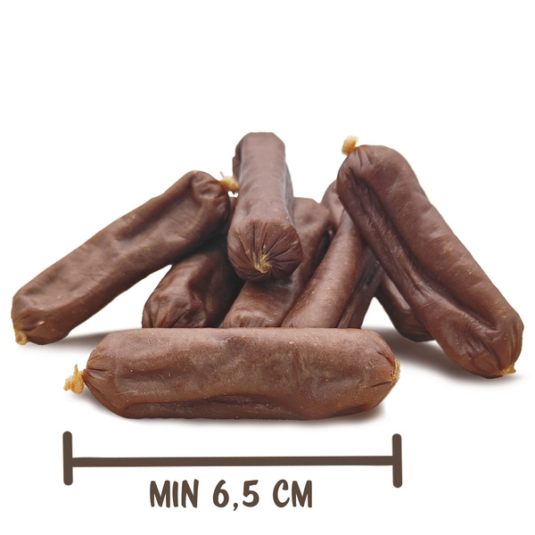 Przysmak dla psa - Kiełbaski z kaczki Mersjo 500g