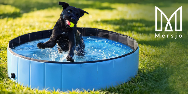 Basen ogrodowy dla psa, zwierząt i dzieci składany DEXTER 120x30cm