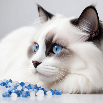 Żwirek silikonowy dla kota Mersjo Neutral 5x3,8L