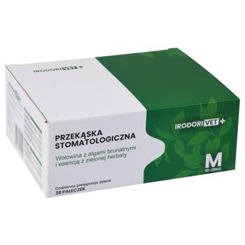 Przekąska stomatologiczna dla psów Irodori Vet Dental Sticks M (10-25kg) 28szt.