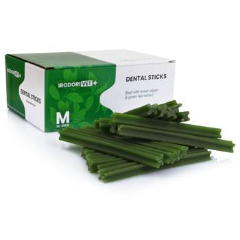 Przekąska stomatologiczna dla psów Irodori Vet Dental Sticks M (10-25kg) 28szt.